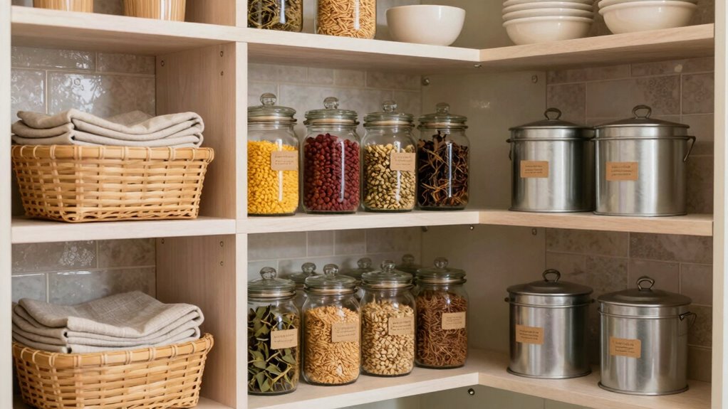 smart stylish pantry organization