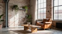 soft industrial living spaces