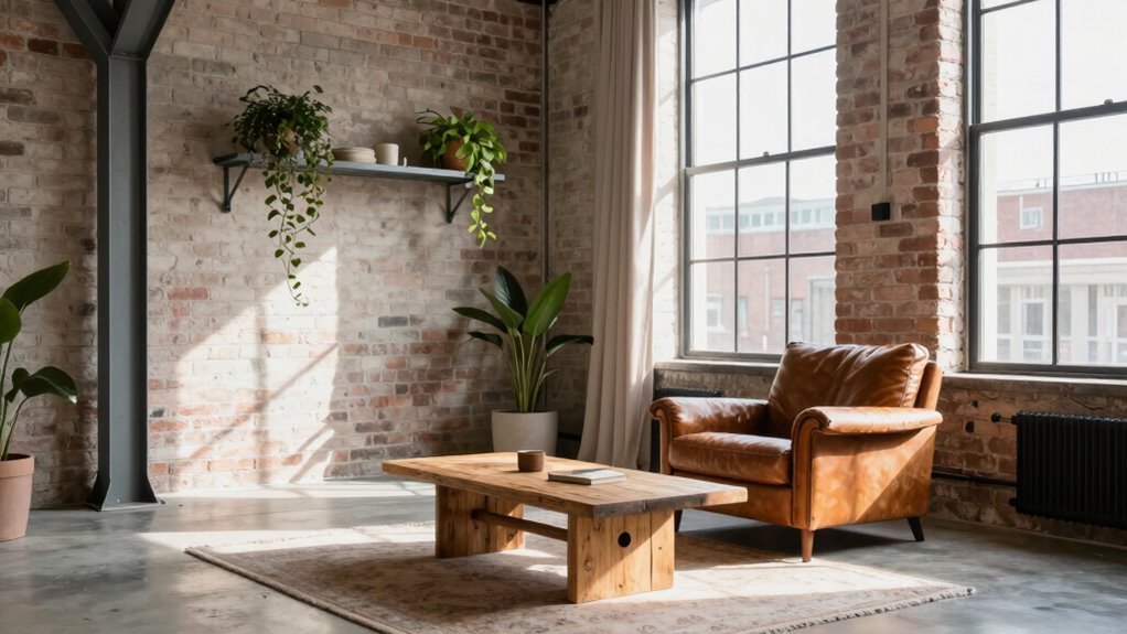 soft industrial living spaces