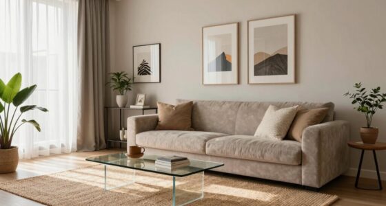 sophisticated studio apartment styling