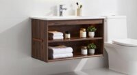 stylish bathroom organization solution