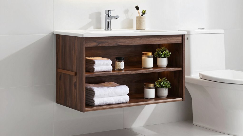 stylish bathroom organization solution