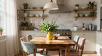 stylish eat in kitchen decor