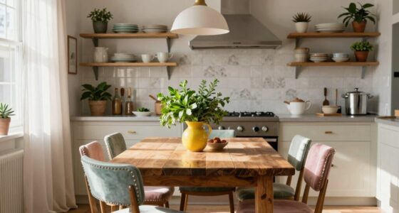 stylish eat in kitchen decor