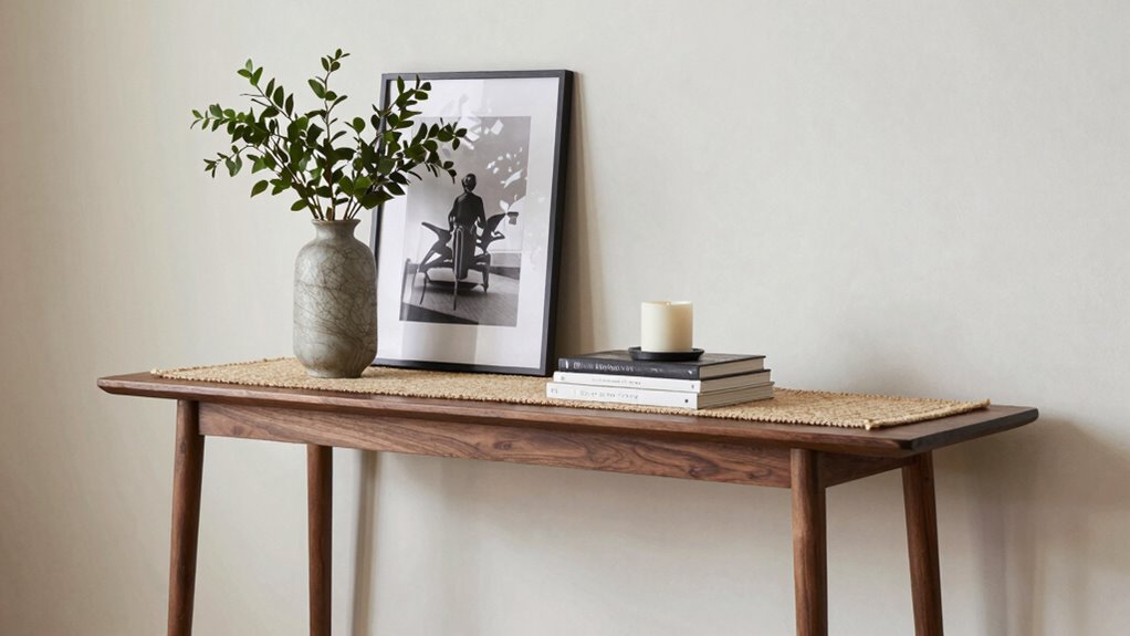 stylish functional console table
