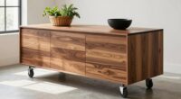 stylish rolling kitchen island