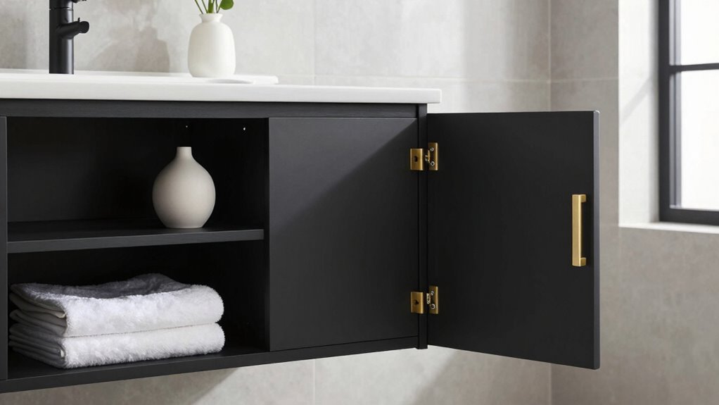 stylish space saving bathroom storage
