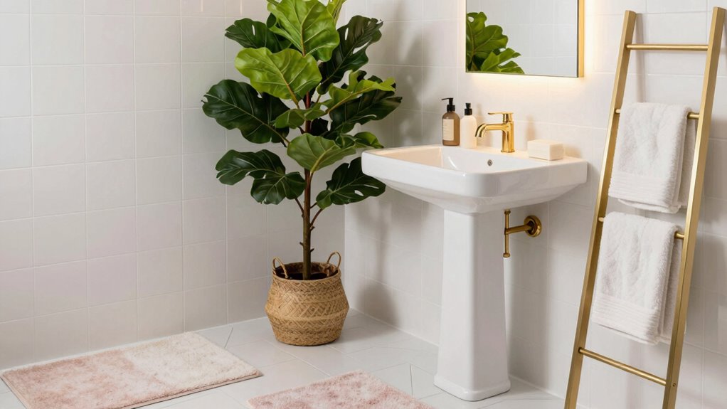 transform your rental bathroom