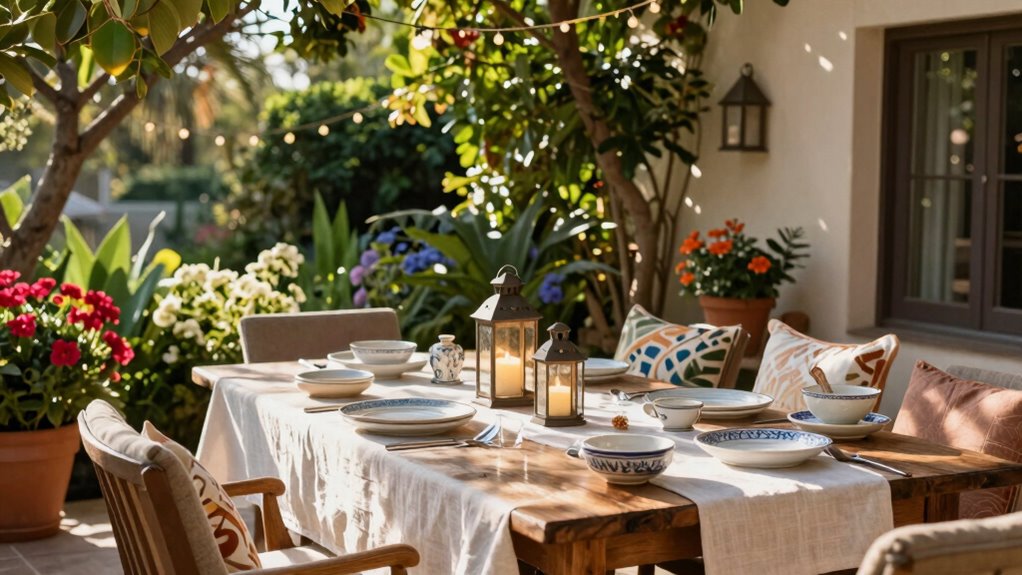 transforming outdoor dining ambiance