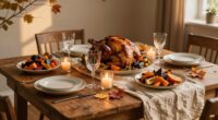 warm and effortless thanksgiving decor