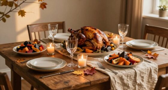 warm and effortless thanksgiving decor