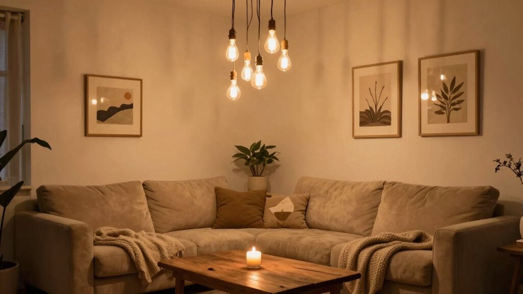warm cozy lighting selection