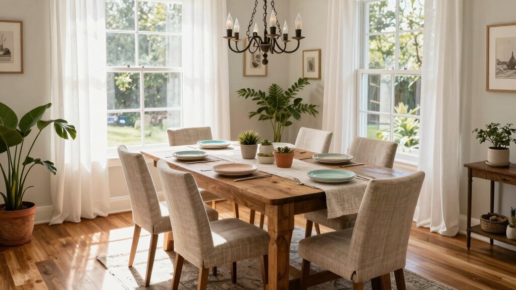 warm inviting dining atmosphere