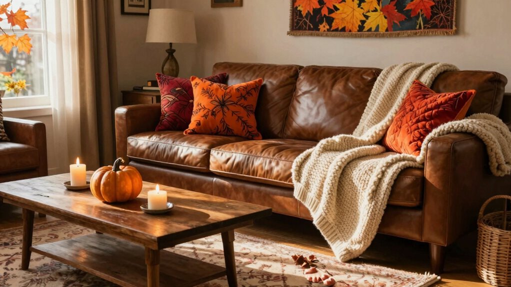 warm inviting fall decor