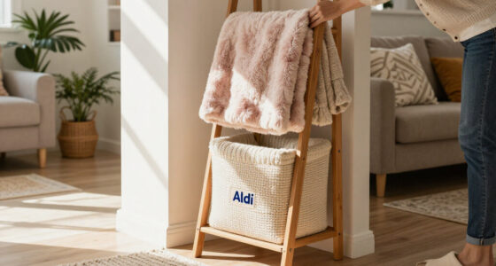 Aldi's Best-Selling Blanket Storage Ladder Is Finally Back
