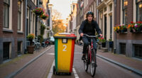 Amsterdam Plaatst Prullenbak Midden Op Fietspad: 'Een Giller' - NOS