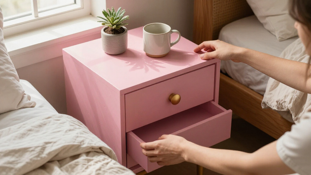 I Traded My 1930S Nightstand For This Pink Wayfair Find (See Why!)