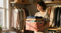 My Parents Just Showed Me The Perfect Solution For Decluttering A Closet