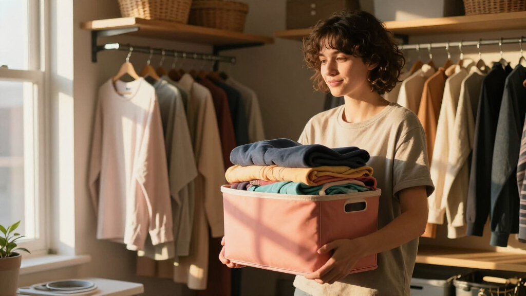 My Parents Just Showed Me The Perfect Solution For Decluttering A Closet