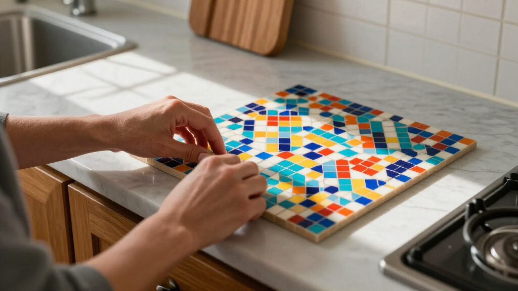 So Long, Subway Tiles — Pixel Tile Mosaics Are Taking Over Social Feeds (See Why!)