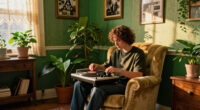 They Turned Their Beige 1900S Parlor Into A Bold, Green “Analog Room”