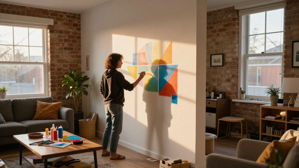 This Artist-Designer Transformed A Plain 1927 Rental With Paint, Art, And DIYs