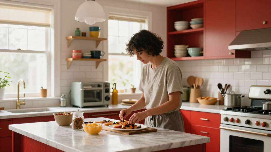 This Kitchen Got A 1940s-Style Redo — Somehow, It’s Bright And Modern Too