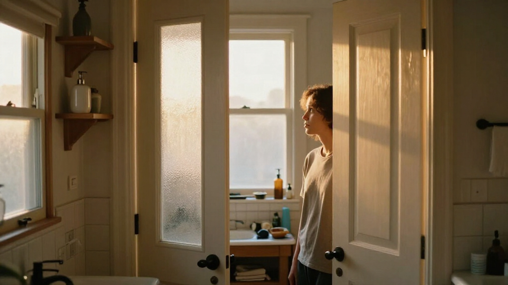 Two Doors Made This Bathroom Feel Awkward — So One Of Them Had To Go
