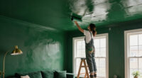 Are You Brave Enough To Paint A Gloss Ceiling? The 'Next Step' Of Color Drenching, Debated