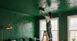 Are You Brave Enough To Paint A Gloss Ceiling? The 'Next Step' Of Color Drenching, Debated