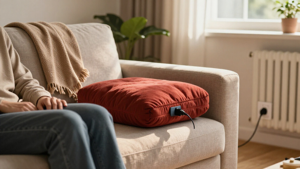 Lidl’s £16 Heated Cushion Could Help You Stay Cosy Without Turning On The Heating