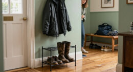 This £10 Argos Shoe Rack Is Perfect For Keeping Muddy Boots And Wet Jackets Tidy This Autumn