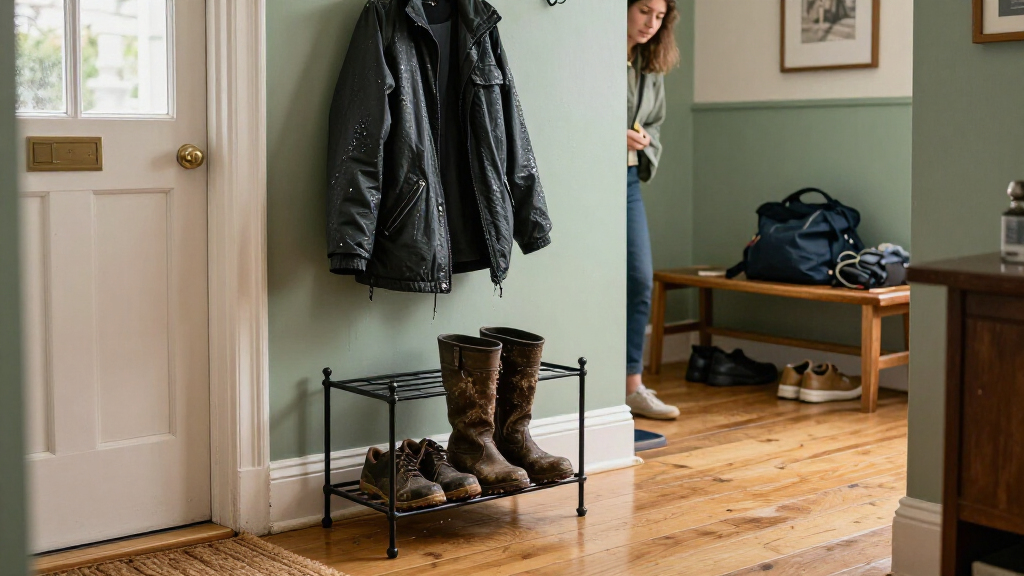 This £10 Argos Shoe Rack Is Perfect For Keeping Muddy Boots And Wet Jackets Tidy This Autumn