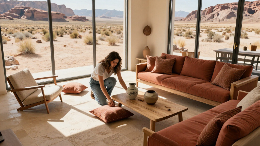 This 7,000-Square-Foot Desert Oasis In Utah Feels More Like A Boutique Hotel Than A Family Home — It Redefines A 'Room With A View'