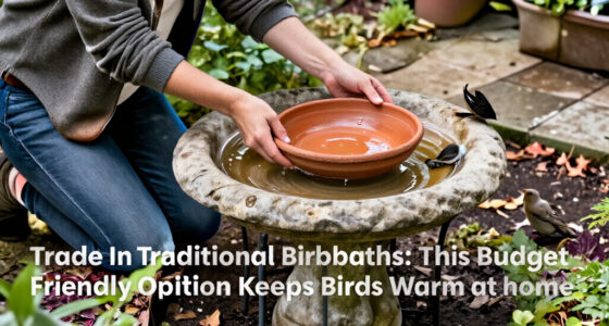 Trade In Traditional Birdbaths: This Budget-Friendly Option Keeps Birds Warm