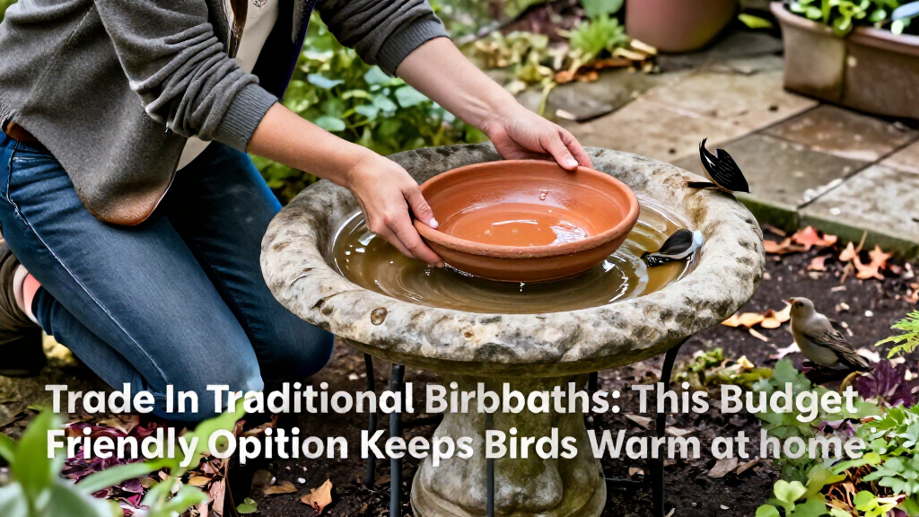 Trade In Traditional Birdbaths: This Budget-Friendly Option Keeps Birds Warm